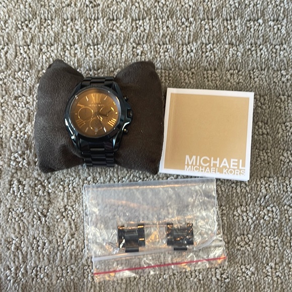 Black Michael Kors watch. - Picture 1 of 3